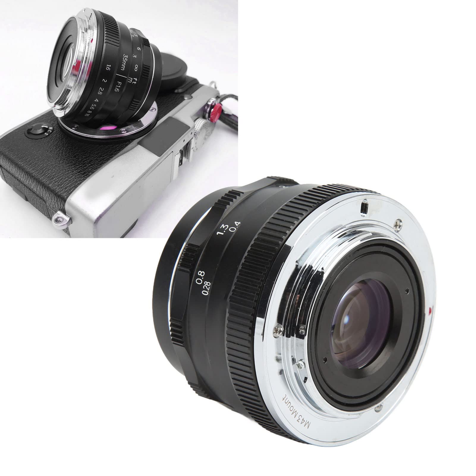 Amazon.co.jp: 35mm F1.6 単焦点カメラレンズ - 大口径・最短28cm接写
